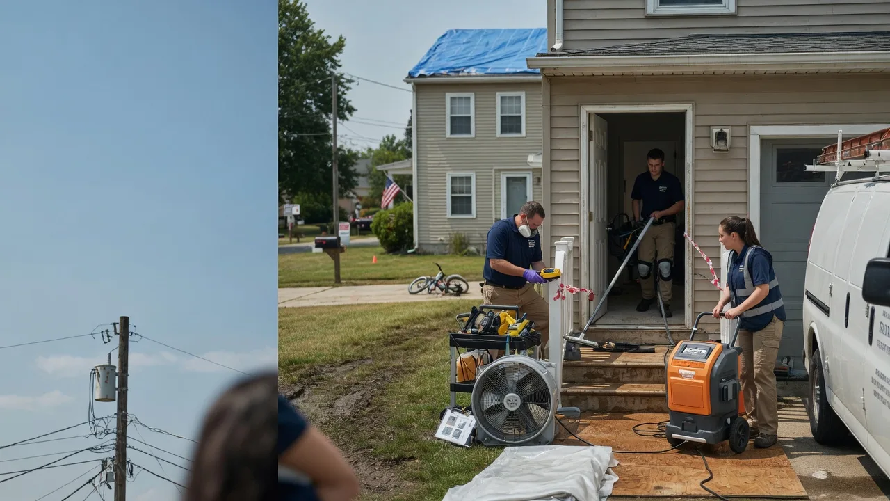 Water Damage Repair in Bridgeton, IN near me